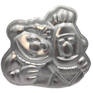 Bert and Ernie Wilton Birthday Party Cake Pan Sesame Street 502-7423 Vintage